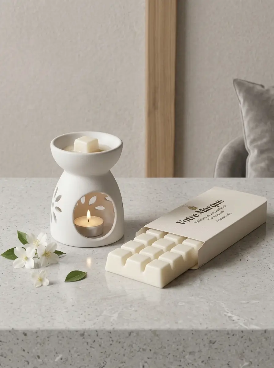 Cire fondante jasmin parfumée