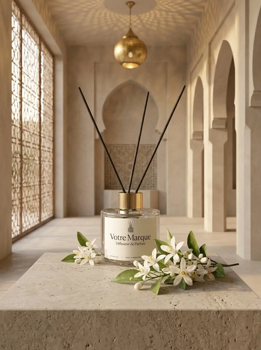 Diffuseur parfum fleur d'oranger Maroc