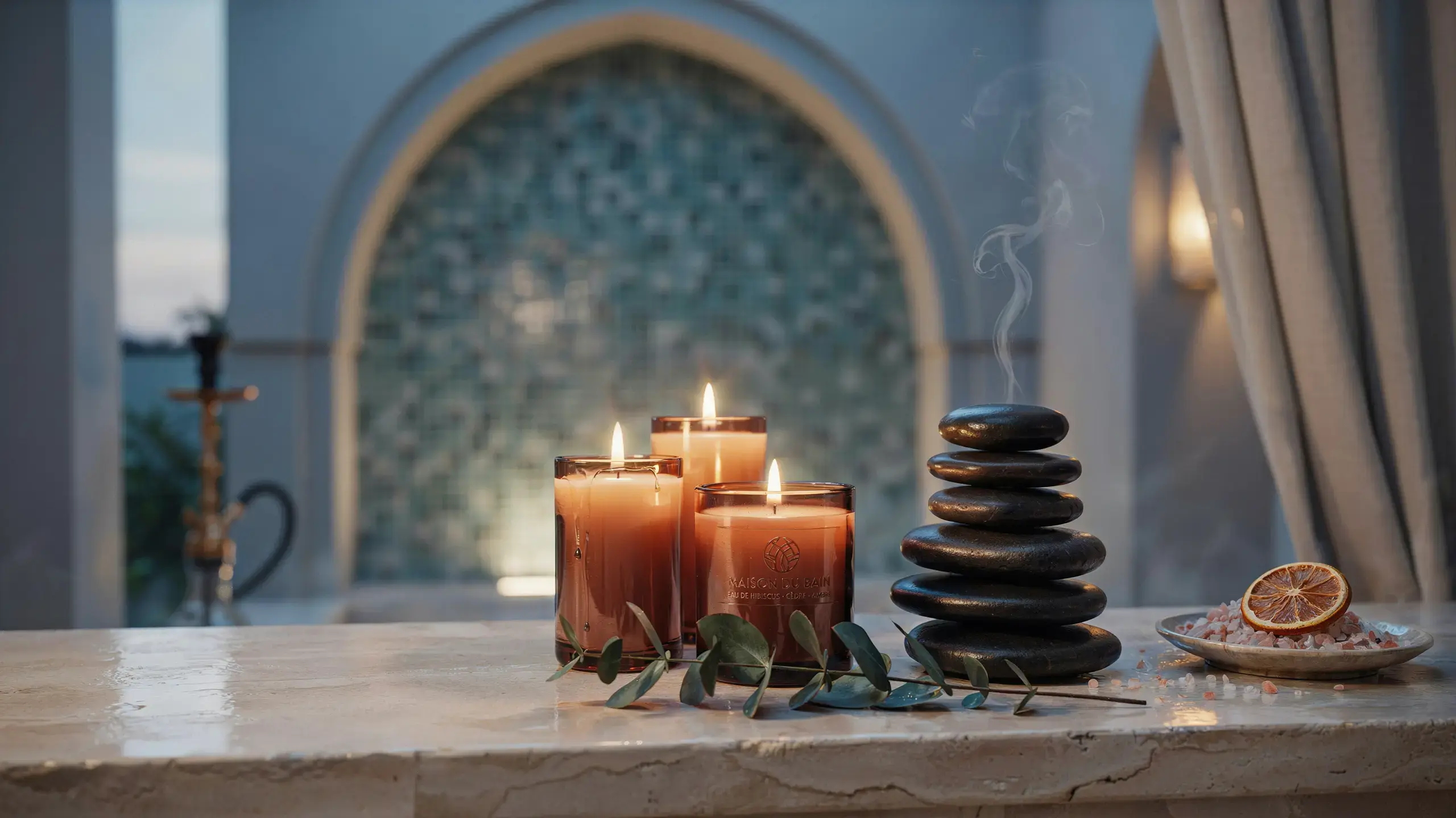 Bougies parfumées spa hammam — Bougies Maroc Marrakech